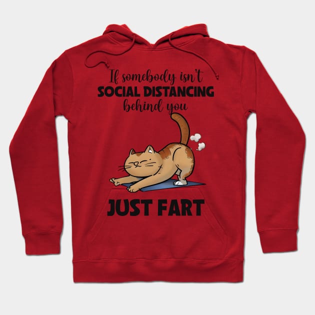 if somebody isn't social distancing behing you Hoodie by DavidBriotArt